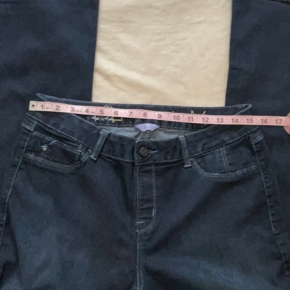 Hot In Hollywood Women’s Beverly Boot Cut Pull On Jeans, Medium, Dark Wash - Picture 4 of 8